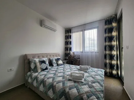 One-Bedroom Apartment 53 m² with Terrace and City & Sea View — Bečići